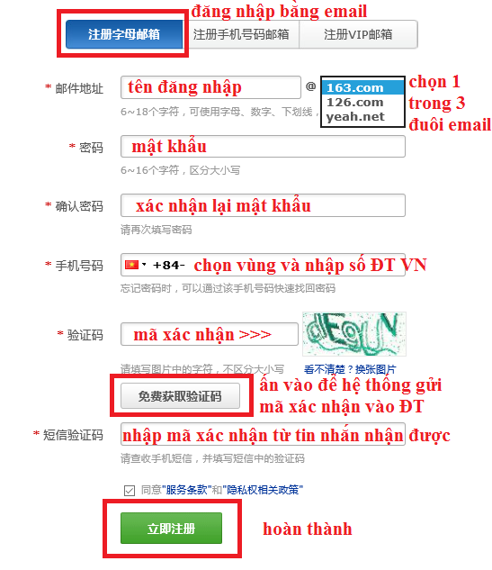 Cách đăng ký tài khoản hy 163 com miễn phí, nhanh chóng và bảo mật