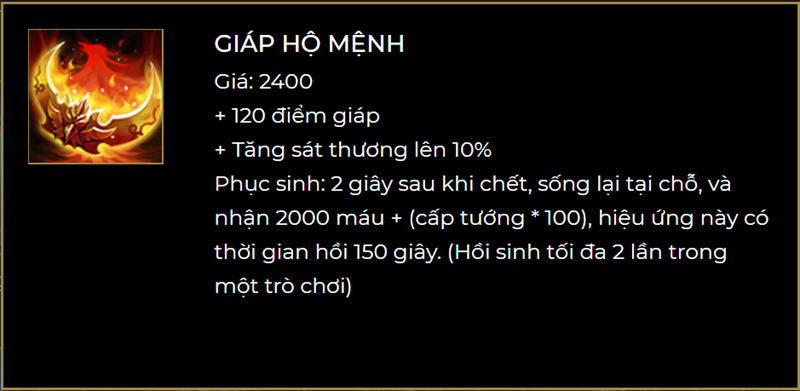 Hướng Dẫn Chọn Giáp Hộ Mệnh Liên Quân Để Tăng Cường Khả Năng Chống Chịu