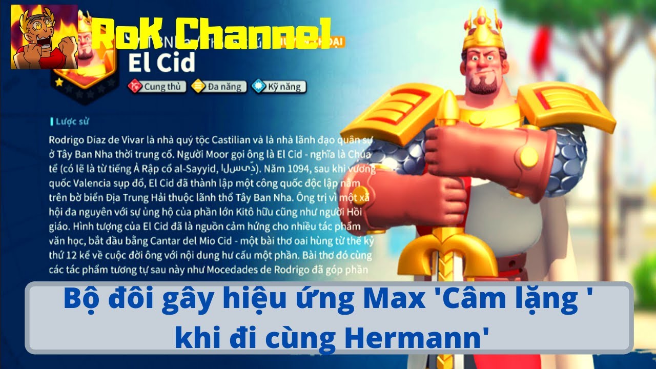 Hướng Dẫn Xây Dựng El Cid Trong Rise of Kingdoms: Kỹ Năng và Chiến Thuật Tốt Nhất