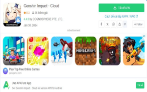 Chơi Genshin Impact APK phiên bản mới nhất trên Android: Đồ họa đỉnh cao, trải nghiệm mượt mà