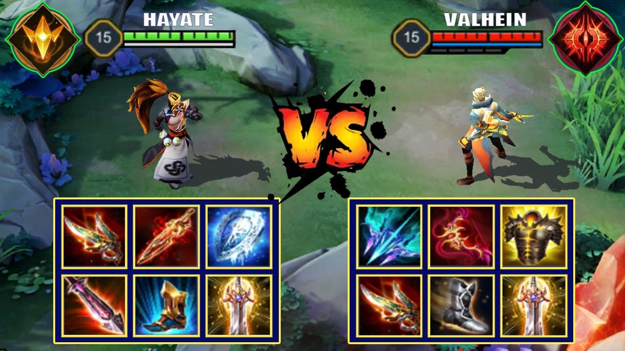 Hayate vs Valhein: Phân tích sức mạnh và kỹ năng chi tiết